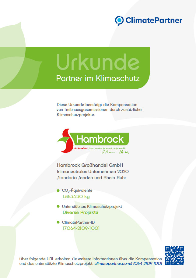 ClimatePartner Urkunde ClimatePartner Urkunde