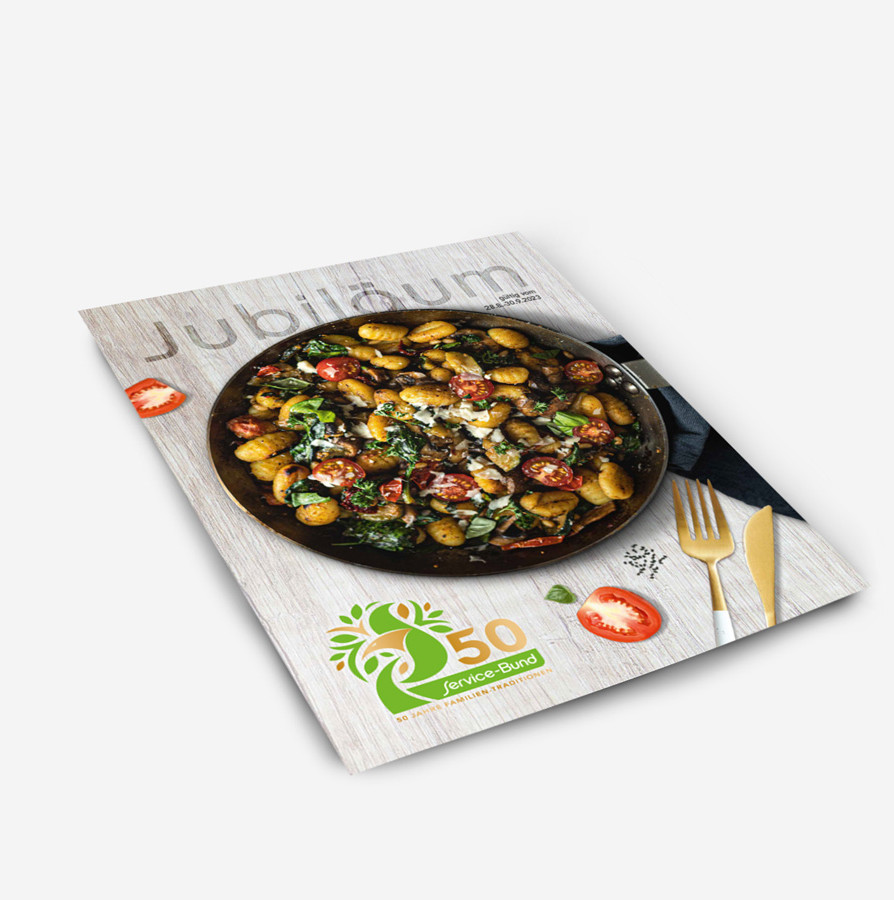 Folder zum Jubiläum Folder zum Jubiläum