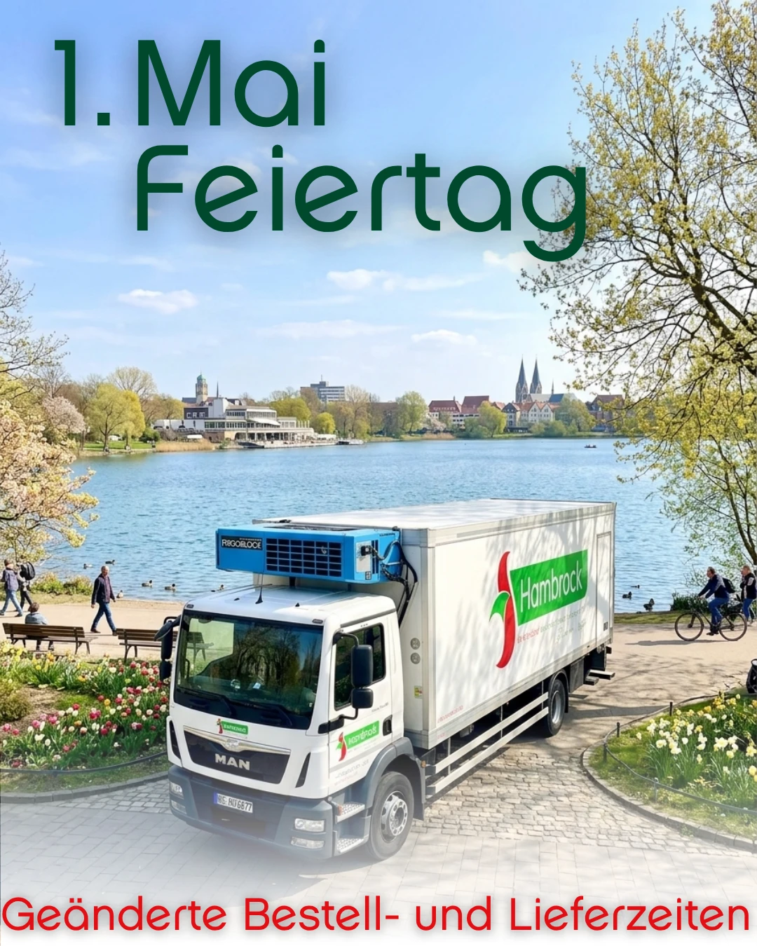 LKW mit einem Hasengesicht