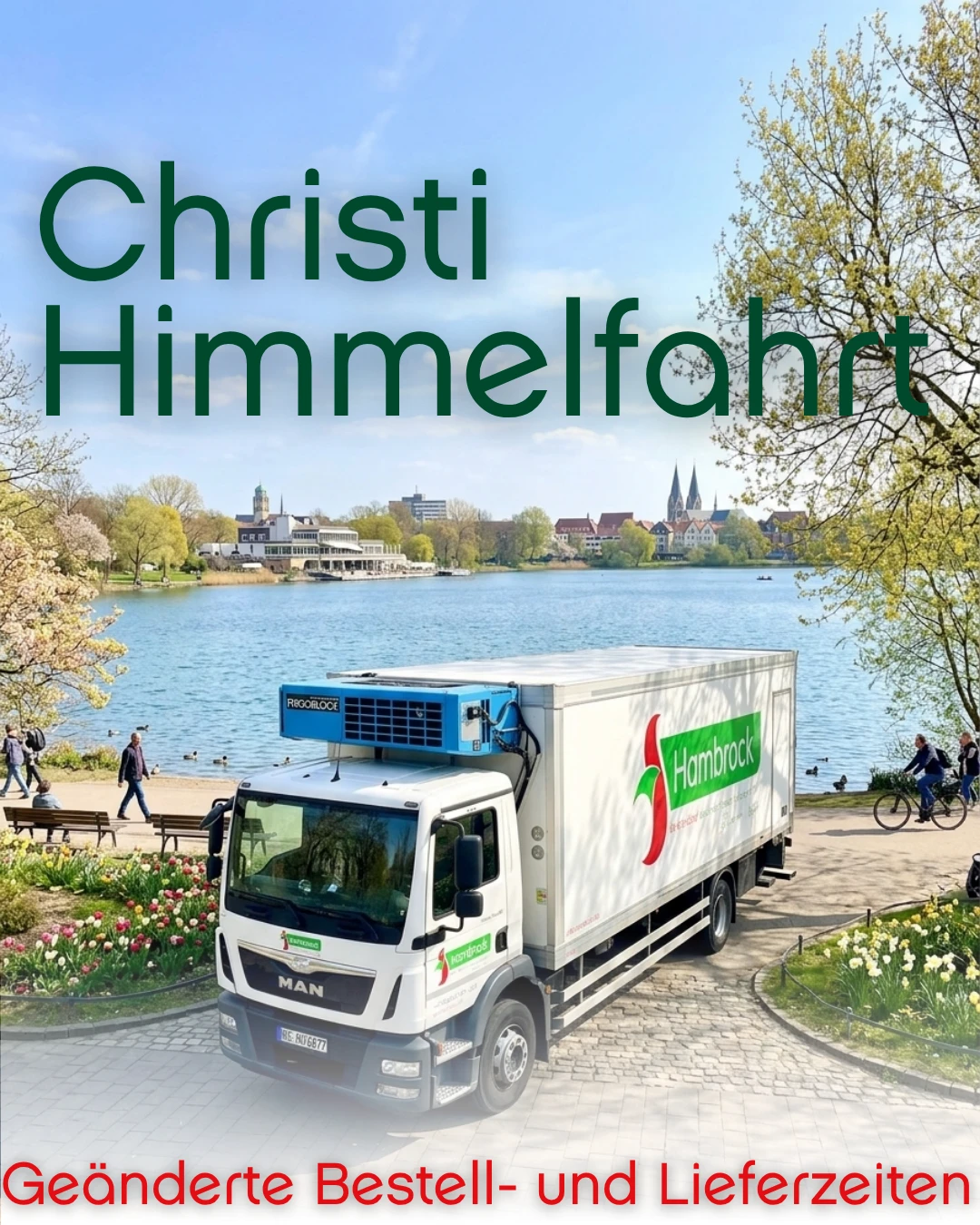 LKW mit einem Hasengesicht